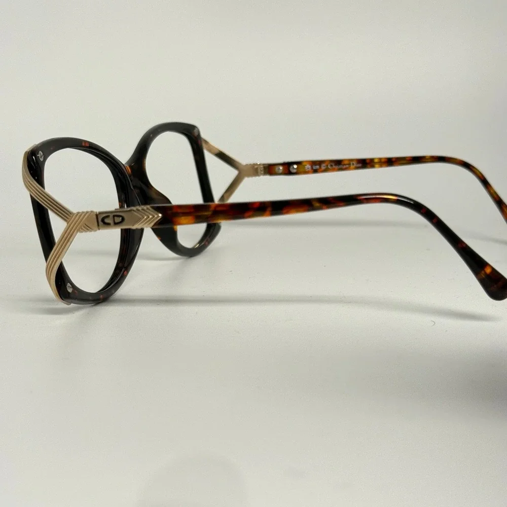 Christian Dior 2606‎ 10 Tortoise Gold Frame Eyeglasses 58-13 Made in Germany
